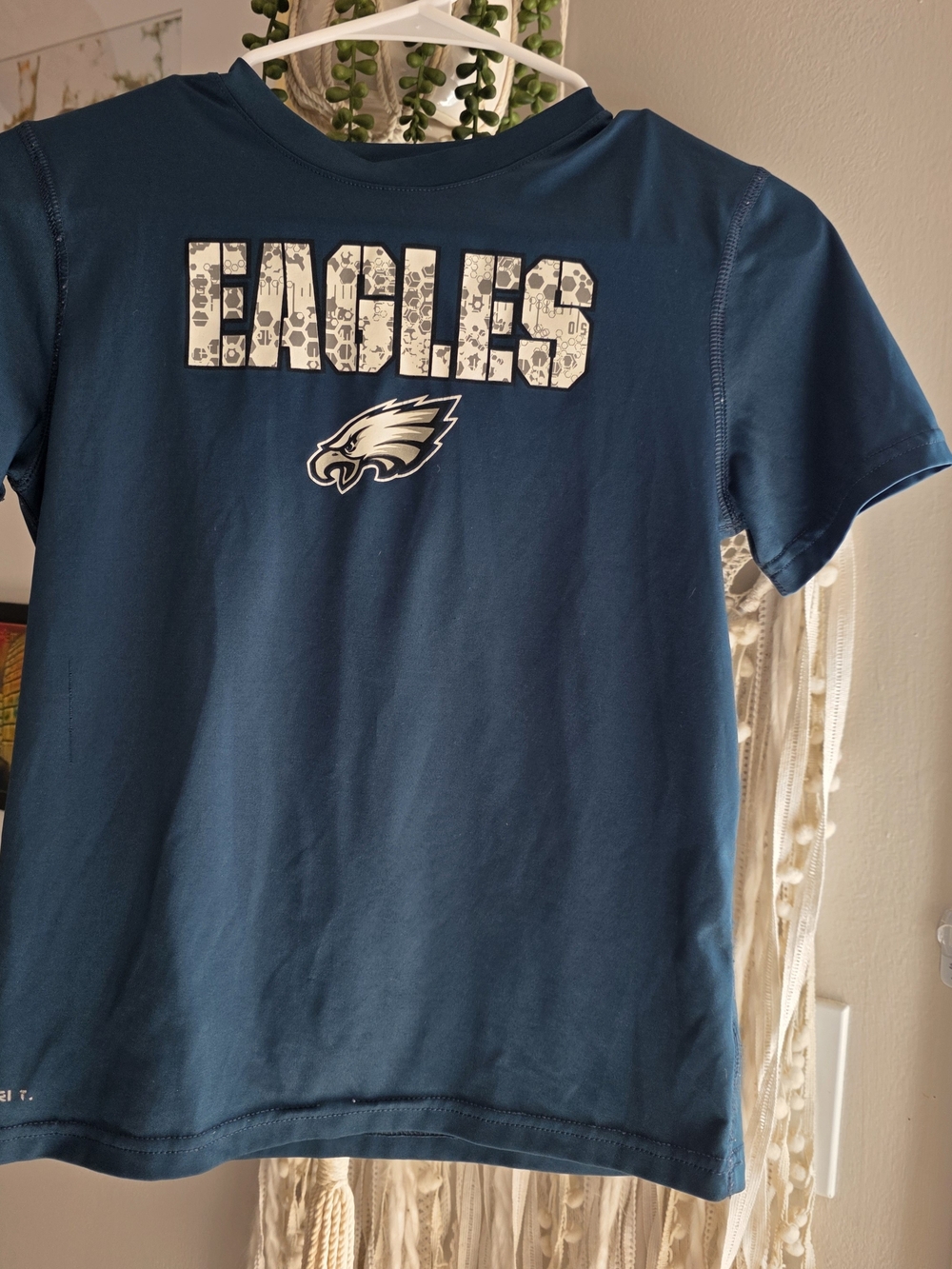 NFL Kids Teal Short Sleeve Eagles Tee